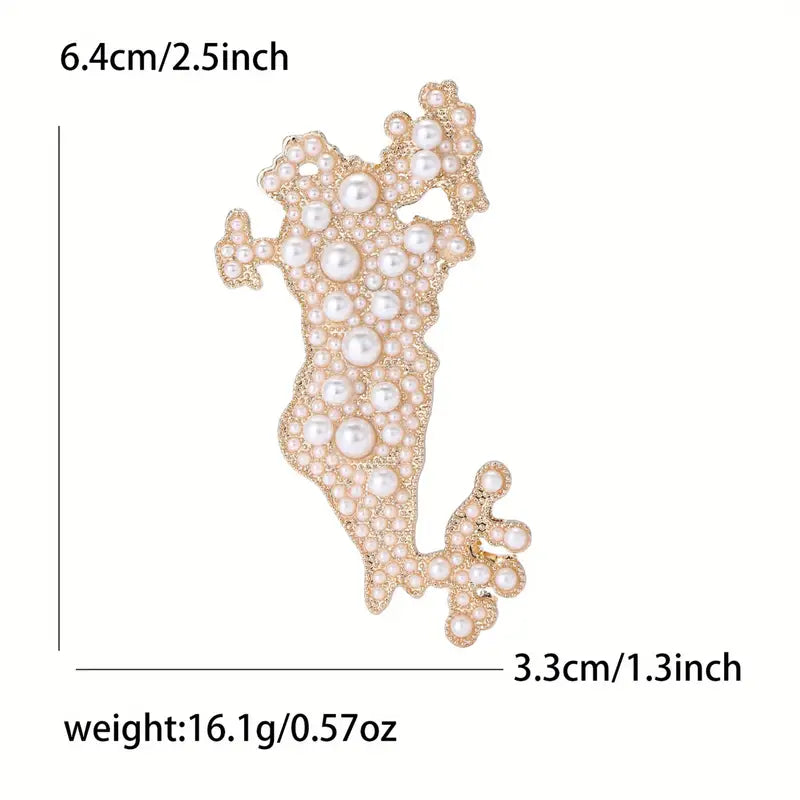 Bahrain Map Pearl Pin