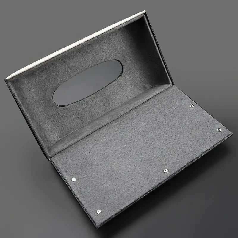 Premium PU Leather Headrest Tissue Box Holder