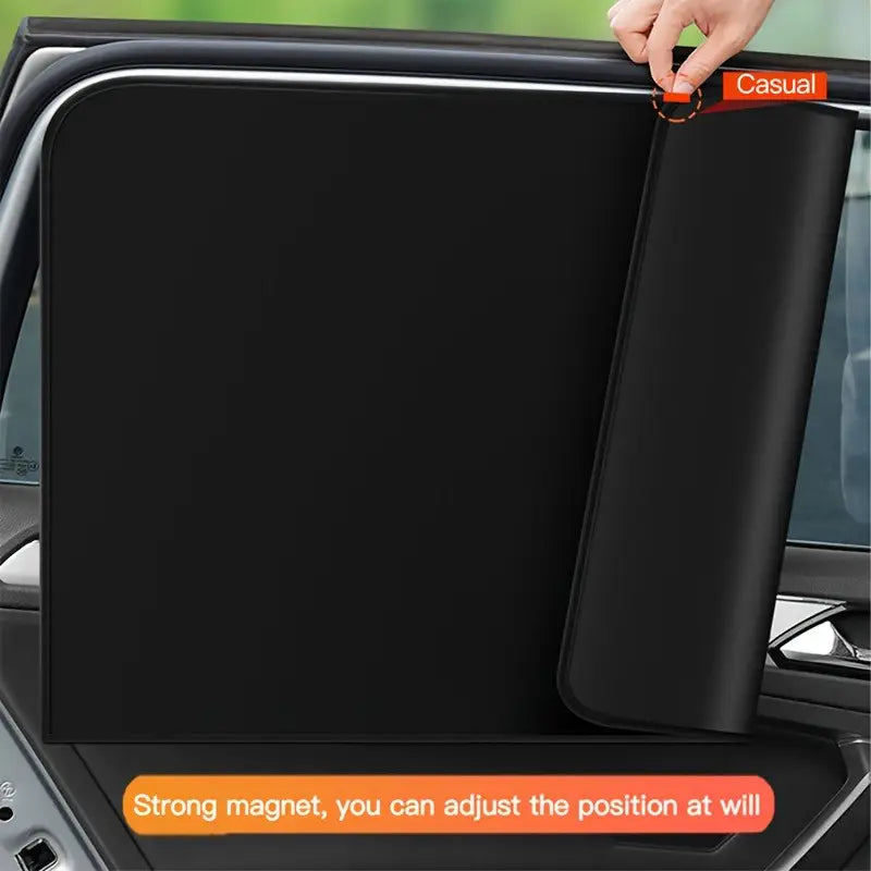 4-Pack Magnetic Car Window Shades for Side Windows